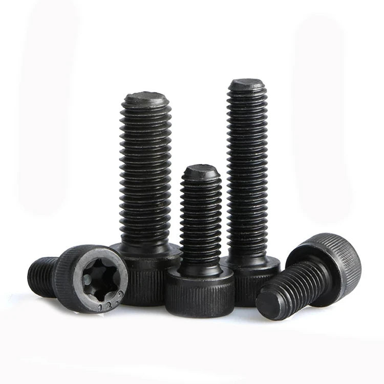 M2.5 M3 M4 M5 M6 M8 M10 M12 Grade 12.9 DIN912 Black Oxide Steel Machine Star Socket Head Cap Torx Screws