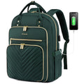 LOVEVOOK Quilted 15.6 17 in New Multifunction Large Capacity Usb Raincoat Backpack Business Travel Laptop Backpack Bag for Women