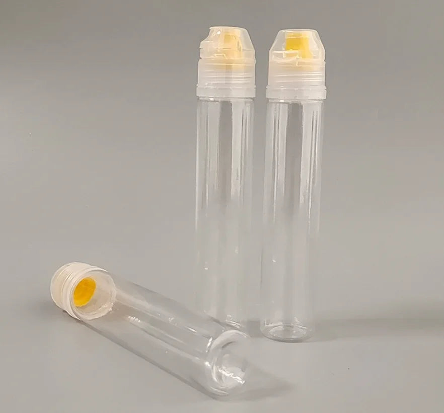 130ml 250ml 500ml PET Plastic Bottle Food Honey Container White Round Flip Cap Shampoo Empty Packaging Bottle