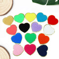 Customize Heart Letters Chenille Peaches Wholesale Embroidery Rainbow Star Patch Clothes Makeup Bag