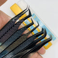 2025 Black Plasma Fiber Tip Tweezers Sustainable Stainless Steel Eyelash Extension Tweezer Custom Logo Diamond Grip Lash Tweezer