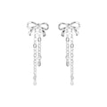 New Arrival 925 Silver Fashion Stud Earrings Simple Style Light Luxury Knot Earrings for Women Wedding Party Gift