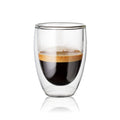 Stock High Borosilicate Double Walled Glass Cup 80ml 250ml 365ml 470ml 725ml Cute Design Hot Coffee Tea Dish Washing Acceptable