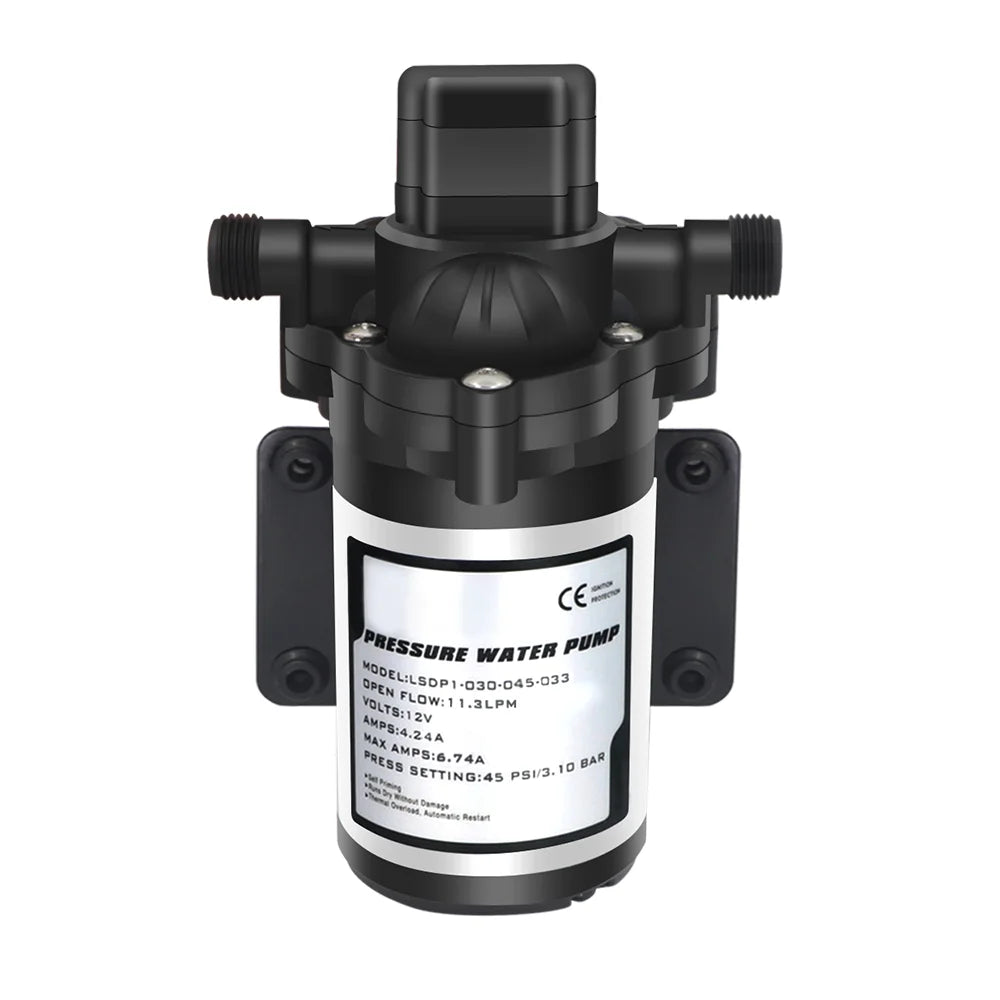 Mambaflo Diaphragm Pump for Recreational Vehicle Diaphragm Pump for Motorhome 33 Series 4.0GPM/15LPM Dc 12V 1/2''-14mnpt