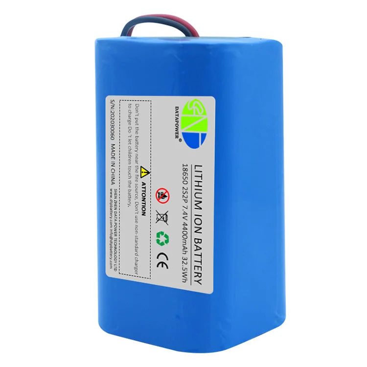 Lithium Ion Battery 7.4V 4400mAh 32.56Wh 18650 2S2P Lithium Battery Pack for Robot