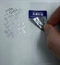 Anti-counterfeiting Self-adhesive Label VOID One-time Label - Peel-off with Remaining Characters for Anti-counterfeiting Sticker