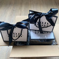 Luxury Eco-Friendly Pink Matte Shopping Paper Bag Custom Your Own Logo for Clothing Boutique Packaging for Underwear Food Ribbon
