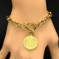 Cross-border Hip-hop Style Stainless Steel Heart Pendant Necklace Fashionable Golden Personalized Jewelry for Unisex Accessories