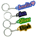 Custom PVC/Rubber Cartoon Name Tag Personalized Keychain Promotional Gift Luggage Tags Cute Durable Fun Practical Accessories