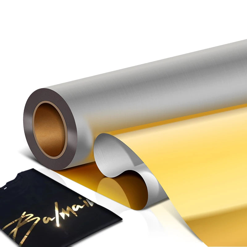 Hot Sleeking Digital Roll Uv Transfer Stickers Logo Dtf Printer Gold Foil Dtf Film