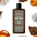 Private Label Body Wash Men Vintage Suede White Moss Rich Amber Masculine Shower Cleanser Hydrating Long Lasting Fragrance