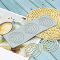 New 2024 Circle Line Design Lace Mat Silicone Mold Sugar Craft Cake Decorating Tools Dessert Chocolate Mold Kitchen Baking Tray