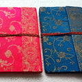 Ethnic Leather Folding Handmade Journal Diary with Tie Closure Antique Imitation for Writing and Gifting