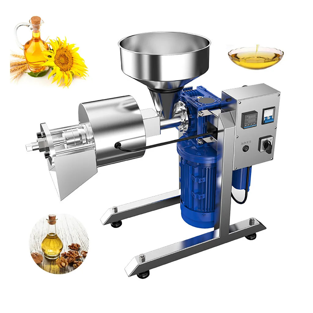 Automatic Screw Oil Pressing Machine Coconut Cooking Oil Making Machine HJ-P25 Vegetable Seeds Oil Processing Machine