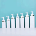 PET White 100ml 200ml 300ml 400ml 500ml Round Shampoo Container Shower Gel & Body Lotion Plastic Packaging Pump Sealing Type