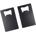 HXY Bulk Stainless Steel Credit Card Beer Bottle Opener with Personalized Laser Engraving Custom Color Heavy Duty & Eco-Friendly