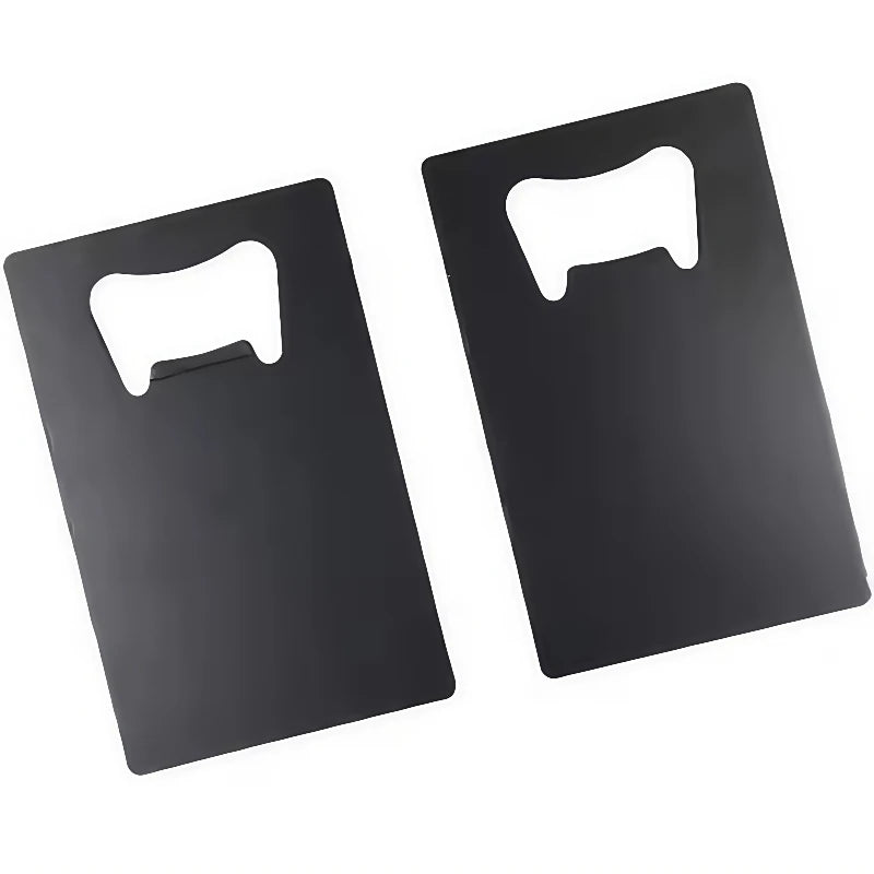 HXY Bulk Stainless Steel Credit Card Beer Bottle Opener with Personalized Laser Engraving Custom Color Heavy Duty & Eco-Friendly