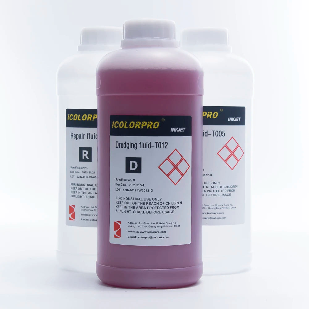 1000ML Print Head Cleaning Set UV Head Powerful Cleaning Solution for XP600 DX5 UV Printer