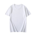 Oem customized 150g cotton ribbed collar solid color round neck tshirt for men foreign trade cross border plus size tshirt