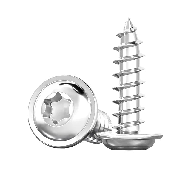 DIN Standard M6 M4x8 mm Star Drive Sheet Metal Motorcycles Parts Screws Zinc Plated 304 Stainless Steel Thumb Screw