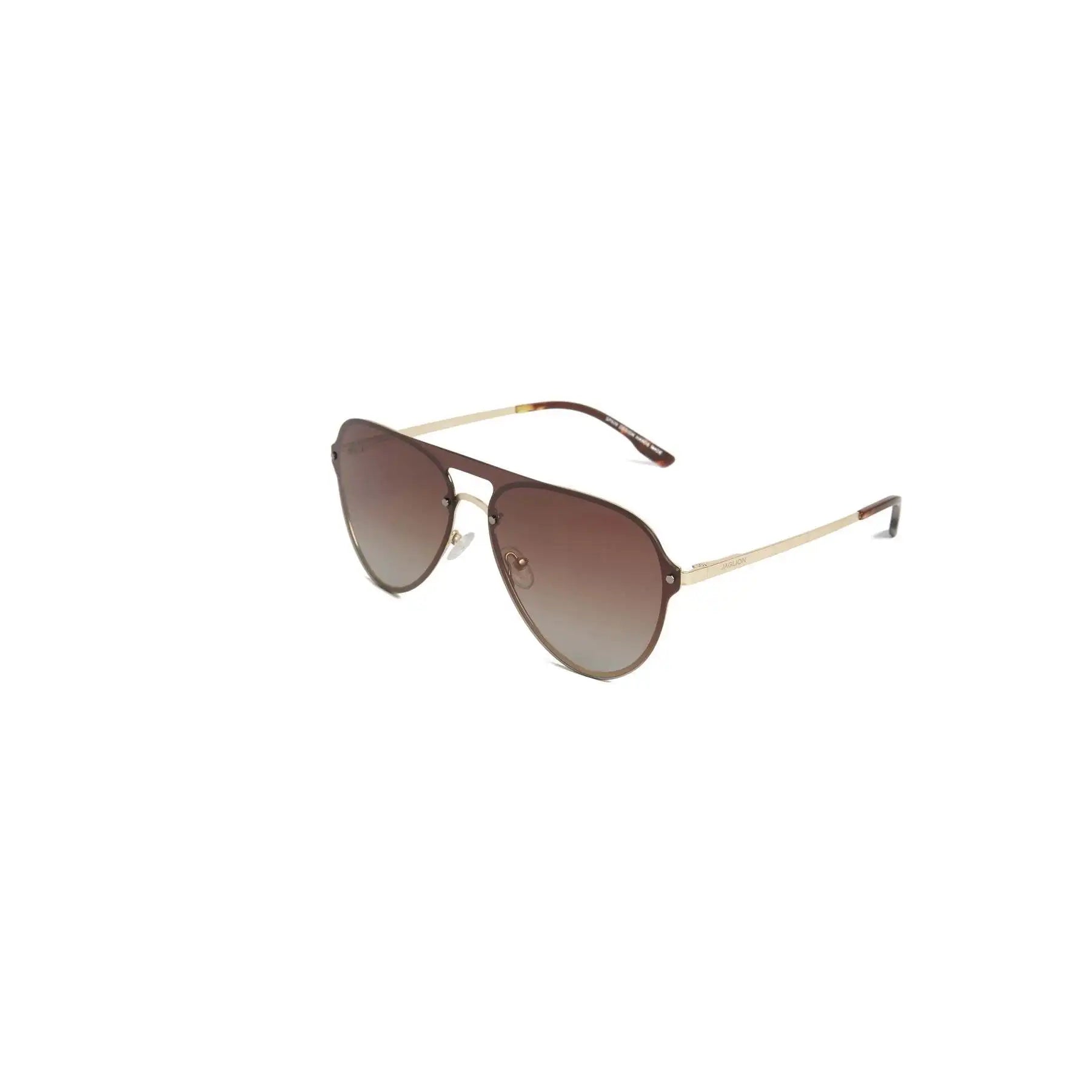 Eris Steel JL8022K UV400 Light Weight Sunglasses-Light Blue/Brown/Orange Flexible Unisex Adult Protective Case Microfiber