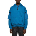 Custom Logo Streetwear Plus Size Men's Hoodie Heavy Weight Embossed Pullover Fleece Plush Hoodies