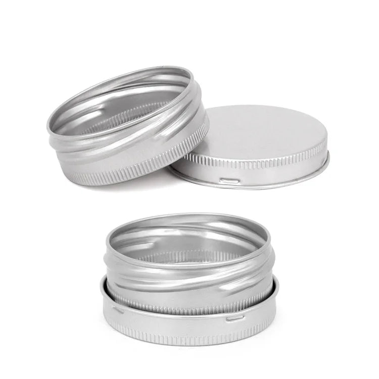 25g Plain Aluminum Tin Box Aluminum Metal Packaging Empty Aluminum Silver Tins Empty Box Tin Can