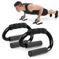 Steel Push up Bars with Non-Slip Base  Chrome Pushup Stands with Soft Foam Grip for Home Gym Strength Training