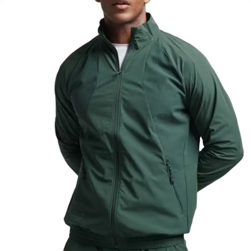 Hooded Windbreaker Men's Jackets Adjustable Man Jackets Weather-Resistant Jacket for Man for Active Lifestyles