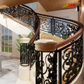 Expertly Crafted Modern Wrought Iron Staircase Railings From Vietnam with 1 Year Warranty for Homes Villas Commercial Buildings