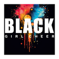 Hot Sales Black Girl Cheer Printed Heat Transfer Vinyl
