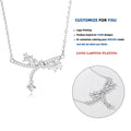FDXZ-227 Original Design 925 Silver Bow Tassel Necklace Simplicity Top Quality Exquisite Design Charm Birthday Gift