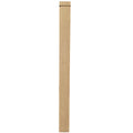 Best Price Solid White Oak Stair Newel Post Single Groove Notched Durable Adjustable EFS