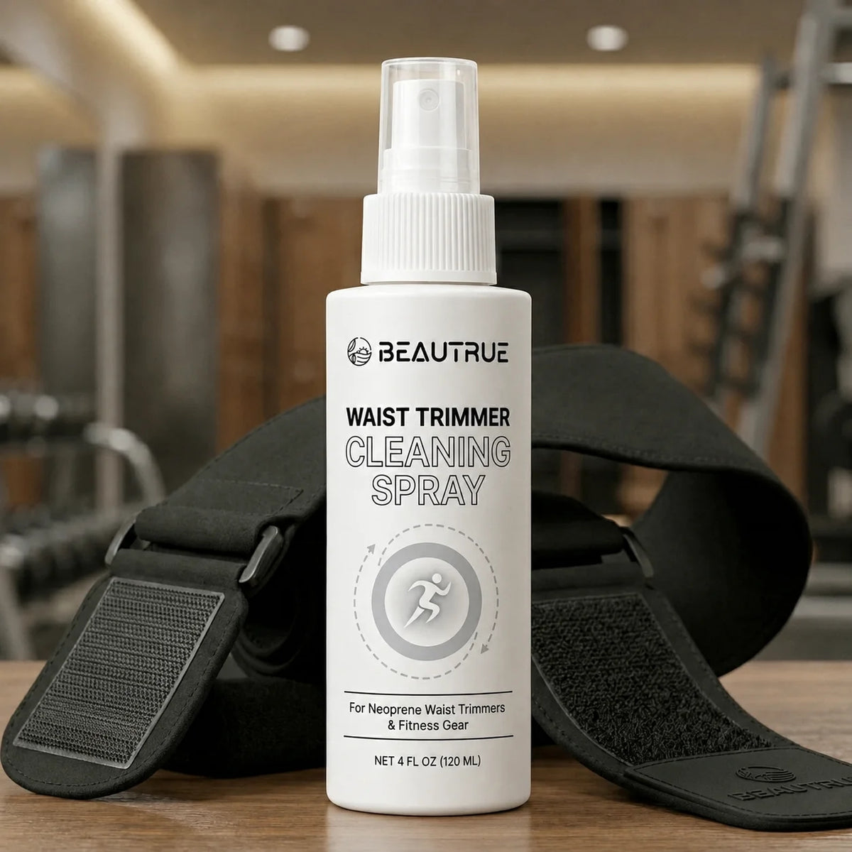Manufacturer Supply Fresh Scent Waist Trimmer Cleaning Spray Cleaner for Waist Trimmer Belt Workout Gear Trainer Solution MegaBDM