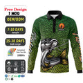Custom Performance Uv protection Quick Dry Uv Upf Bamboo Sublimation Wholesale Long Sleeve for Men Hood Fishing t Shirt Jersey