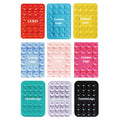 Custom logo Silicone Suction Cup Single-sided Hands-Free Strong Grip Holder for Electronic Products Selfies and Videos