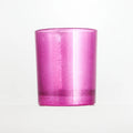 Eco-Friendly Frosted 250ml Glass Jar Custom Logo Silk Printed Perfume Colored Candlestick Holder Spray Printing Option UZONE