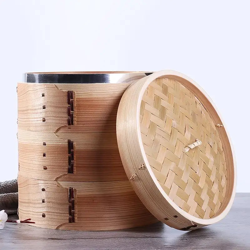 Direct Sales Food Reusable Mini Bamboo Steamer With Lowest Price