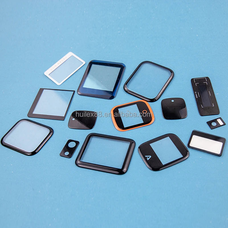 Customized1.0mm  1.5mm 2mm Smartwatch Toughened Glass  Screen Glass