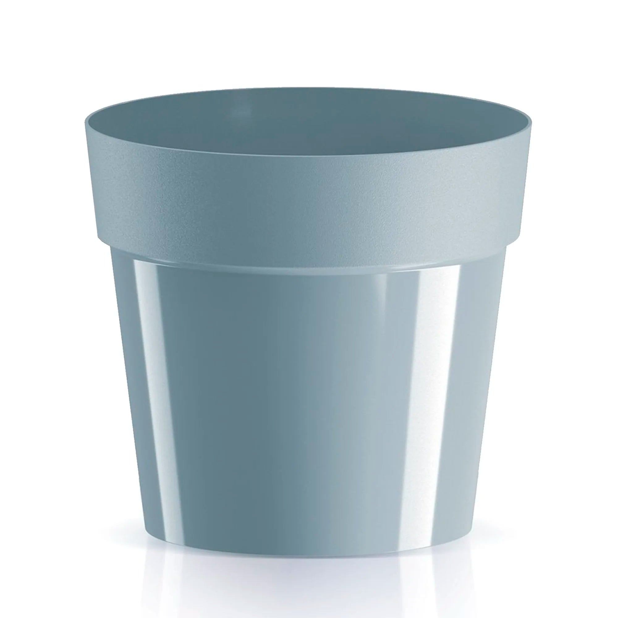 CUBE BASIC planter dimensions (mm) 139x139x128 color Light Grey