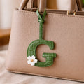 Souvenir Gifts Heart Name Initial Alphabet Letters Leather Bag Lanyard Charm