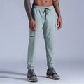 Summer Thin Breathable Zipper Pockets Men's Running Athletic Clothing Gym Fitness Joggers Pants