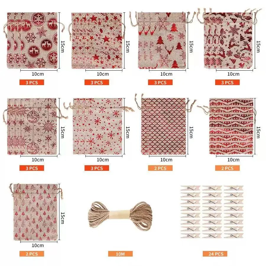 MU Red Golden Sack Bag Drawstring Closure Storage Bag Collecting Cultural Items Jewelry Accessories Custom Logo Sack Bag