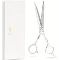 PROFESSIONAL SHARP SERIES 6.25" ARC CONVEX EDGE HAIR CUTTING SCISSORS SILVER