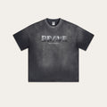 Summer Streetwear DTG Gradient Print Monkey Wash T-Shirt - Unisex Oversized Short Sleeve Tee
