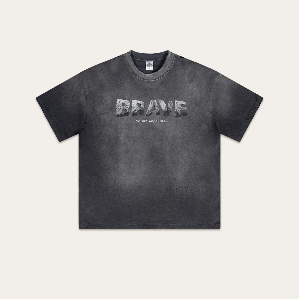 Summer Streetwear DTG Gradient Print Monkey Wash T-Shirt - Unisex Oversized Short Sleeve Tee