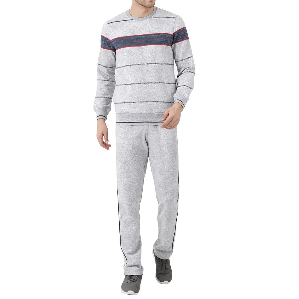 Men's Custom Made Logo Design Solid Breathable Eco-Friendly Lightweight Cotton/Polyester Sweatsuit Wholesale Price Tracksuits