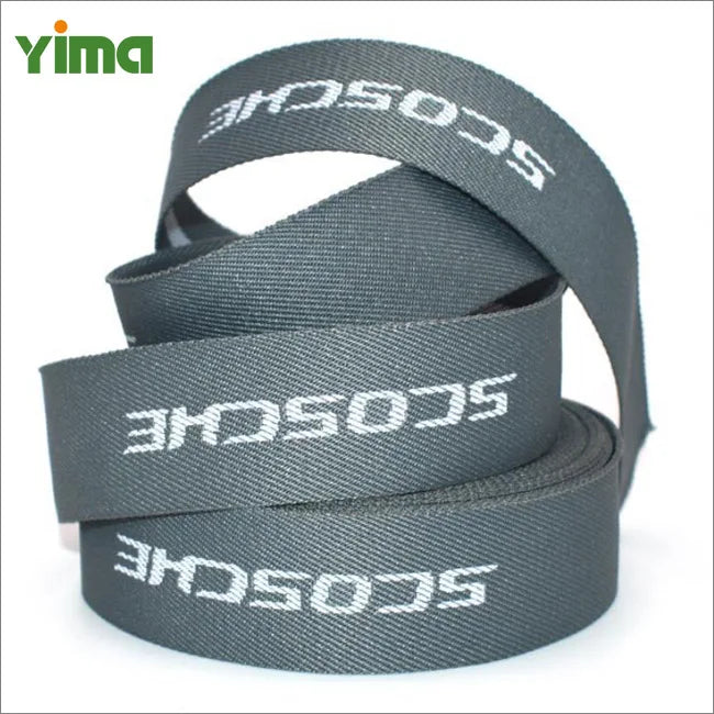 Garment Woven Elastic Band Nylon Customized Webbing Band and Black Color Elastic Strap Flat Rubber Elastic Cotton Webbing Strap