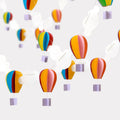 Hot Air Balloon Garlands Home Decor Wall Hanging Ornament String Pull Cloud Pendant Kids Room Decoration
