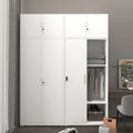Steel Wardrobe Cabinet Home Wardrobe Cabinet Double Doors Sliding Door Space Saving Large Capacity Cabinet Eco-friendly